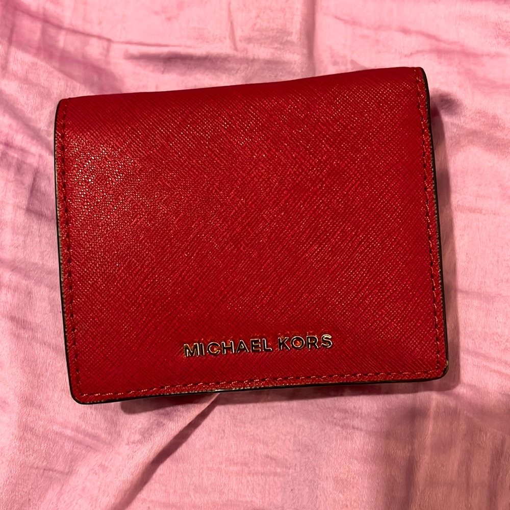 Red MK Wallet - Small
